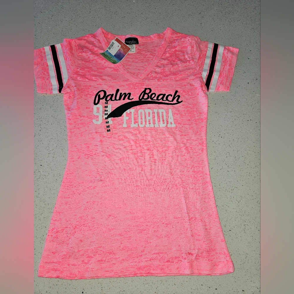 Palm Beach t shirts pink